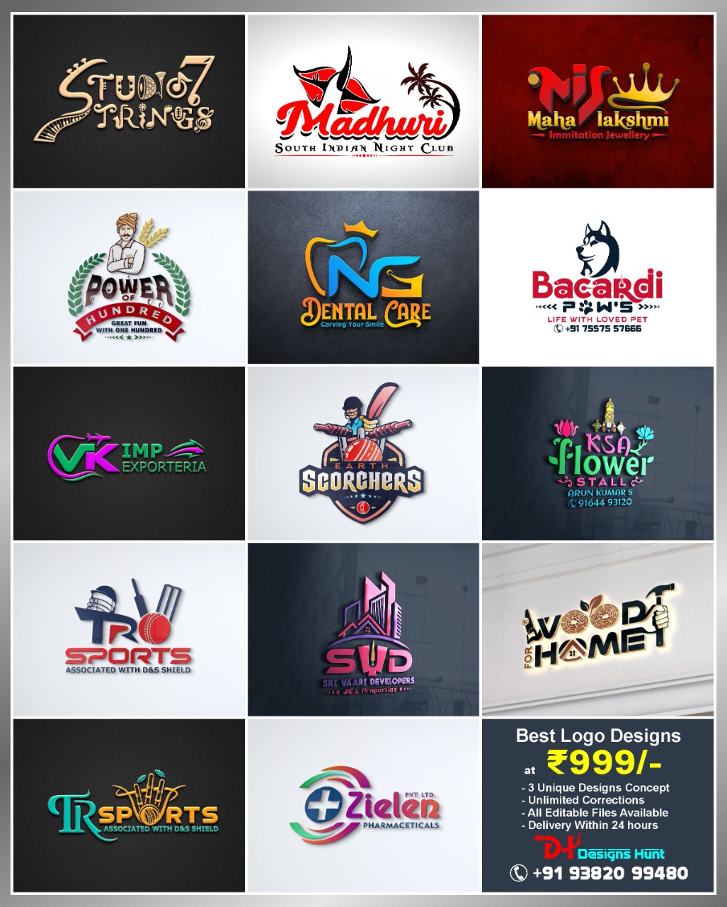 Design Hunt - Custom Logo and Website Designs