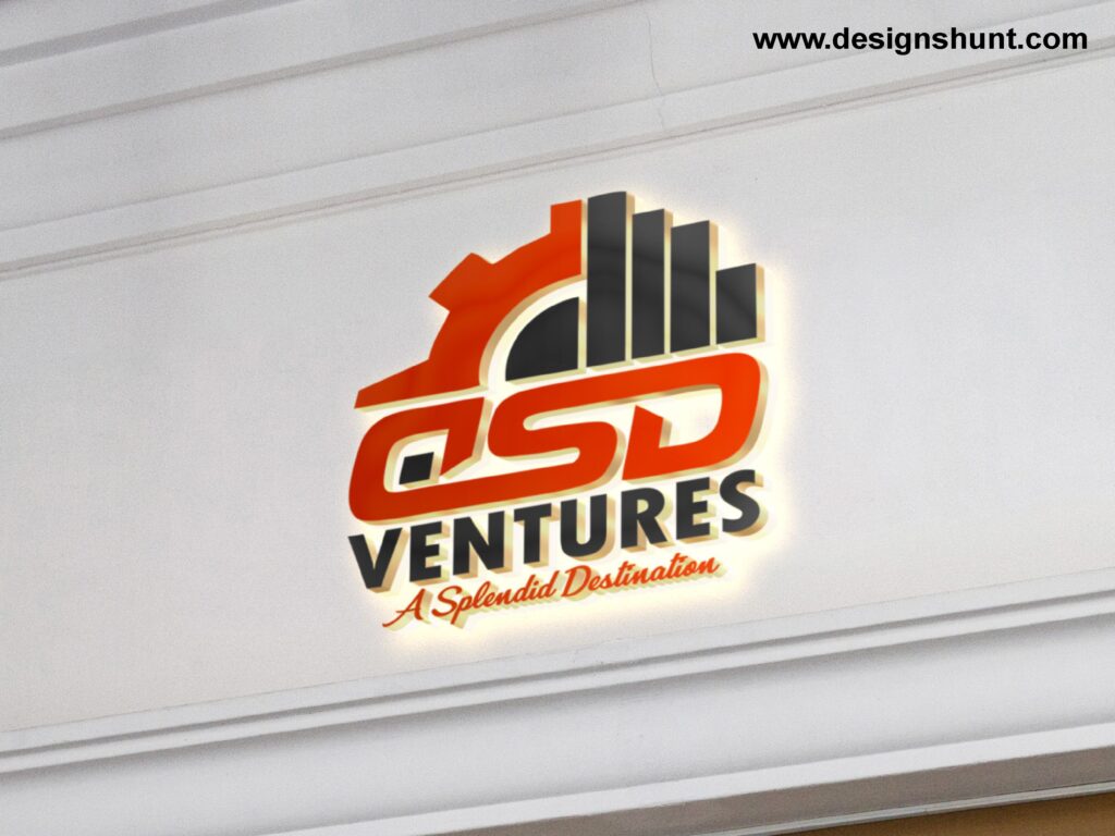ASD 3d ventures construction company logo